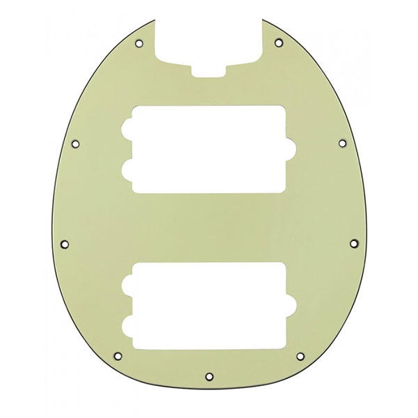 MUSICMAN（ミュージックマン）純正パーツ Pickguard for StingRay Special HH 4-String Bass Mint（SKU：SRspec4_HH_PG）
