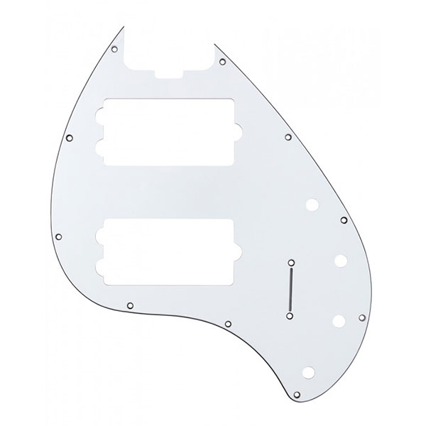 MUSICMAN(ミュージックマン)純正パーツ Pickguard for StingRay Special HH 5-String Bass White(SKU:SRspec5_HH_PG)|STARROW ONLINE STORE