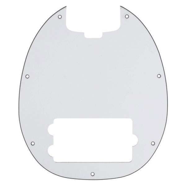 MUSICMAN(ミュージックマン)純正パーツ Short Scale StingRay Pickguard White(SKU:SSSRPG)|STARROW ONLINE STORE