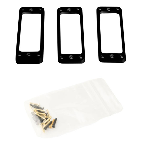 PRS（Paul Reed Smith）Pickup Rings, Narrowfield Stoptail（3）Black 101734:010:001:003