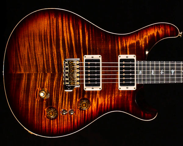 PRS(Paul Reed Smith)Custom 24-08 Wood Library 10 Top Rosewood Neck Black Gold Burst 2023|STARROW ONLINE STORE