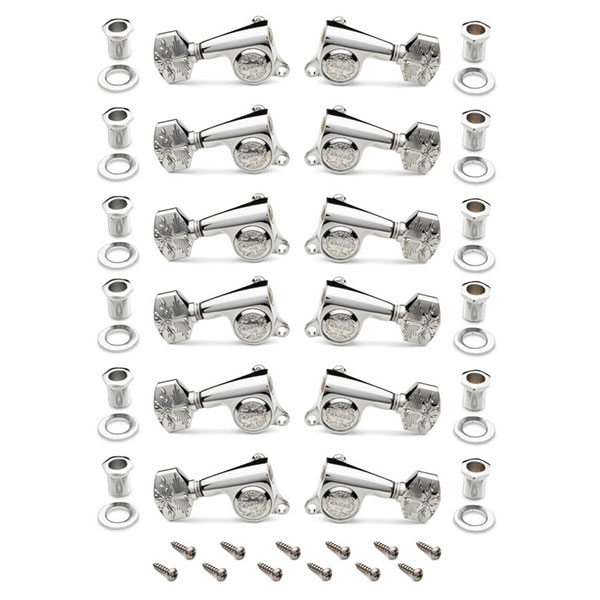 Taylor(テイラー)Gotoh Luxury Tuners 18:1 - 12-String, Chrome(#118-12DLXPC)|STARROW ONLINE STORE