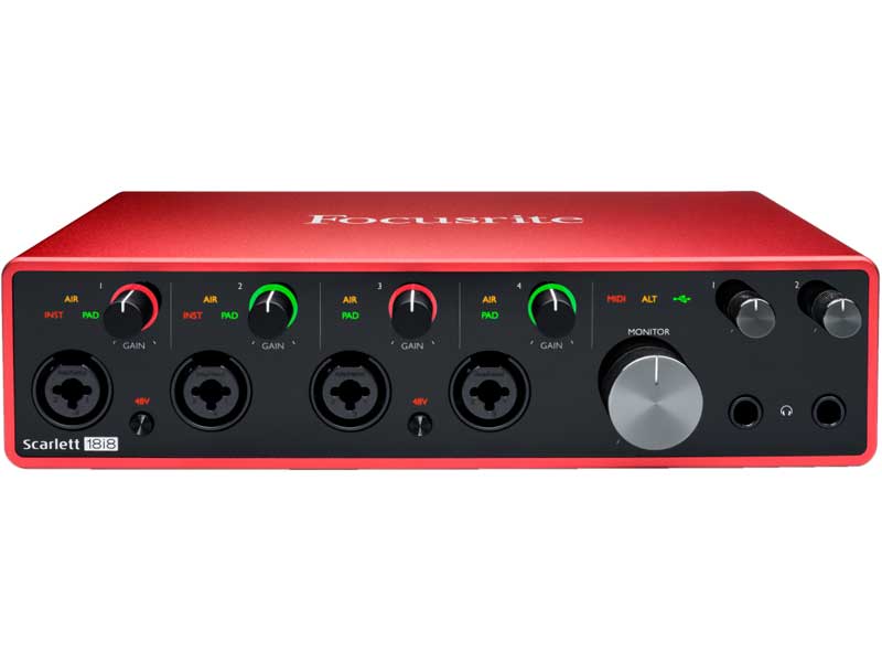 超安い Focusrite Scarlett 18i8 3rd Gen 新品 オーディオ