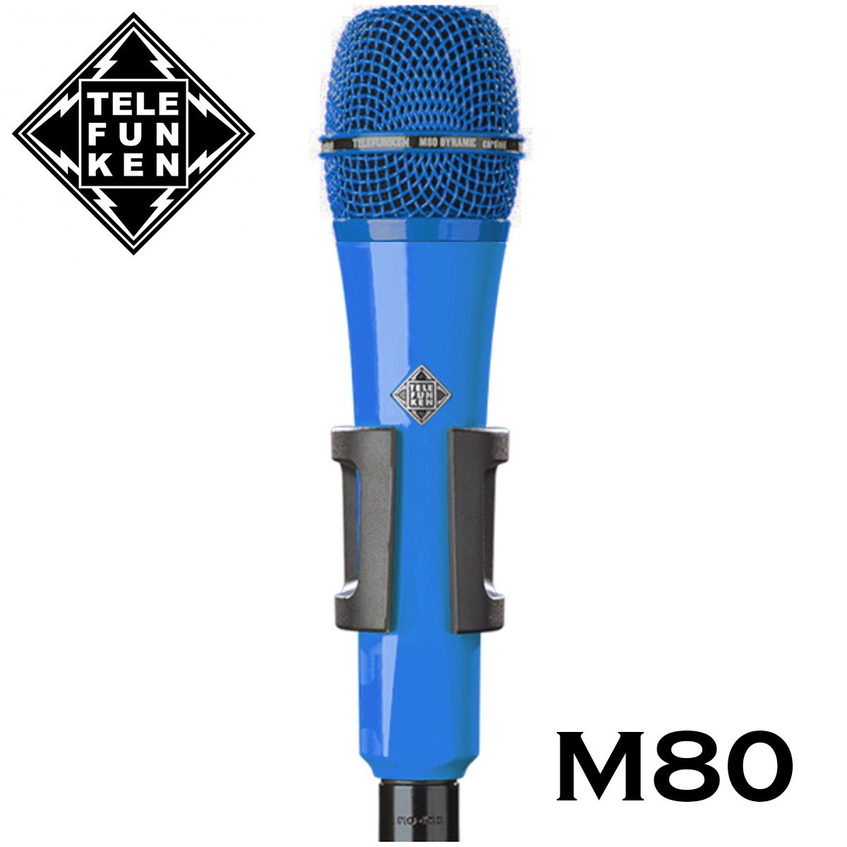 楽天市場 Telefunken Dynamic Series M80 ブルー ブルー 新品 テレフンケン Dynamic Mic ダイナミックマイク Microphones マイクロフォン ギタープラネットonline