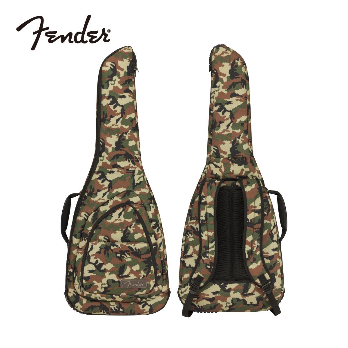 日本製】 Fender FE920 Camo Electric Guitar Gig Bag -Woodland Camo- 新品 フェンダー  ギターケース カモフラージュ柄 ミリタリー fucoa.cl