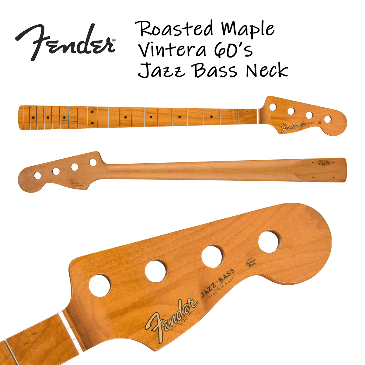 楽天市場】Fender Roasted Maple Vintera Mod 70s Stratocaster Neck