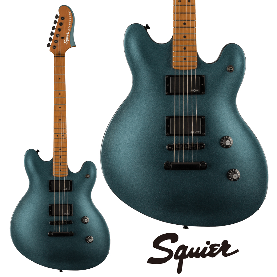 超安い品質 Squier Contemporary Active Starcaster - Gunmetal