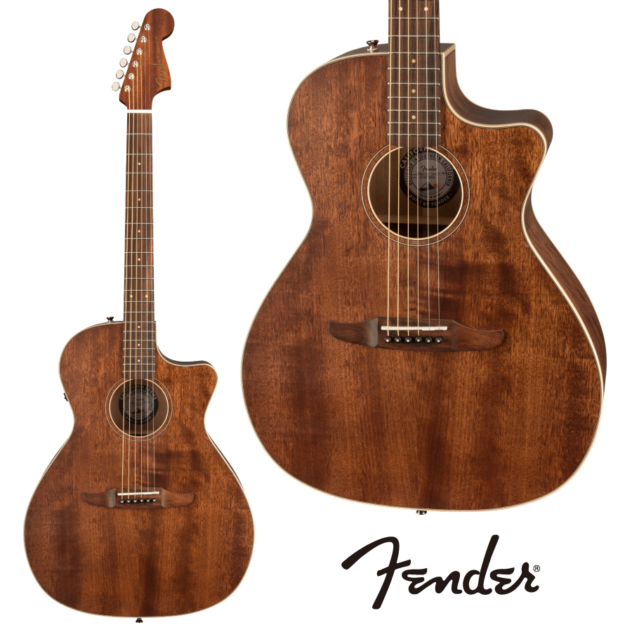 Fender Newporter Special All Mahogany - Natural Pau Ferro