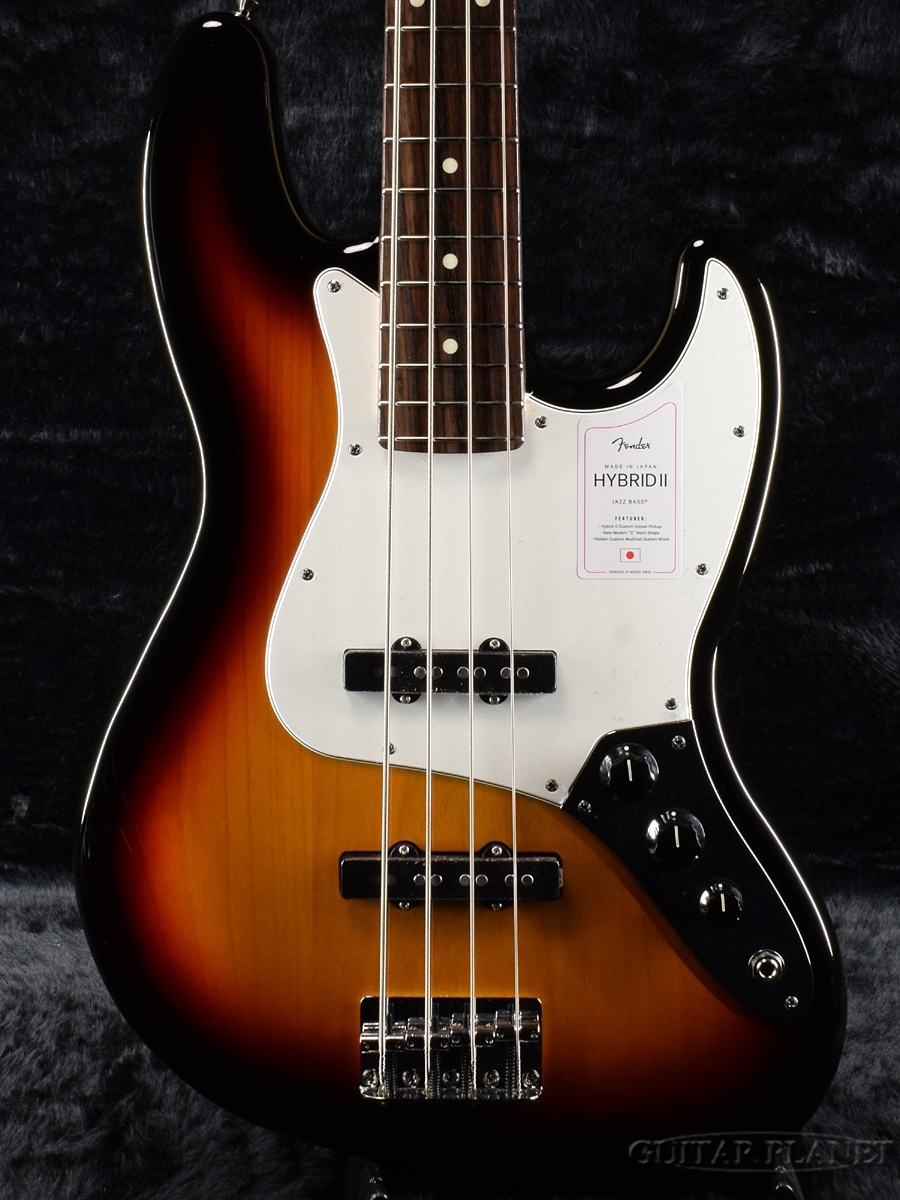 67％以上節約 Fender Made In Japan Hybrid II Jazz Bass -3-Color