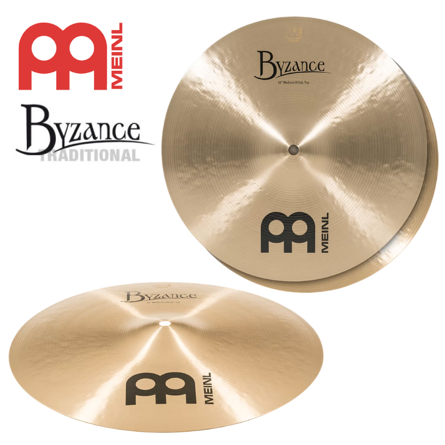 今年人気のブランド品や 品質一番の MEINL Cymbals B14MH Byzance Traditional Hihats 14