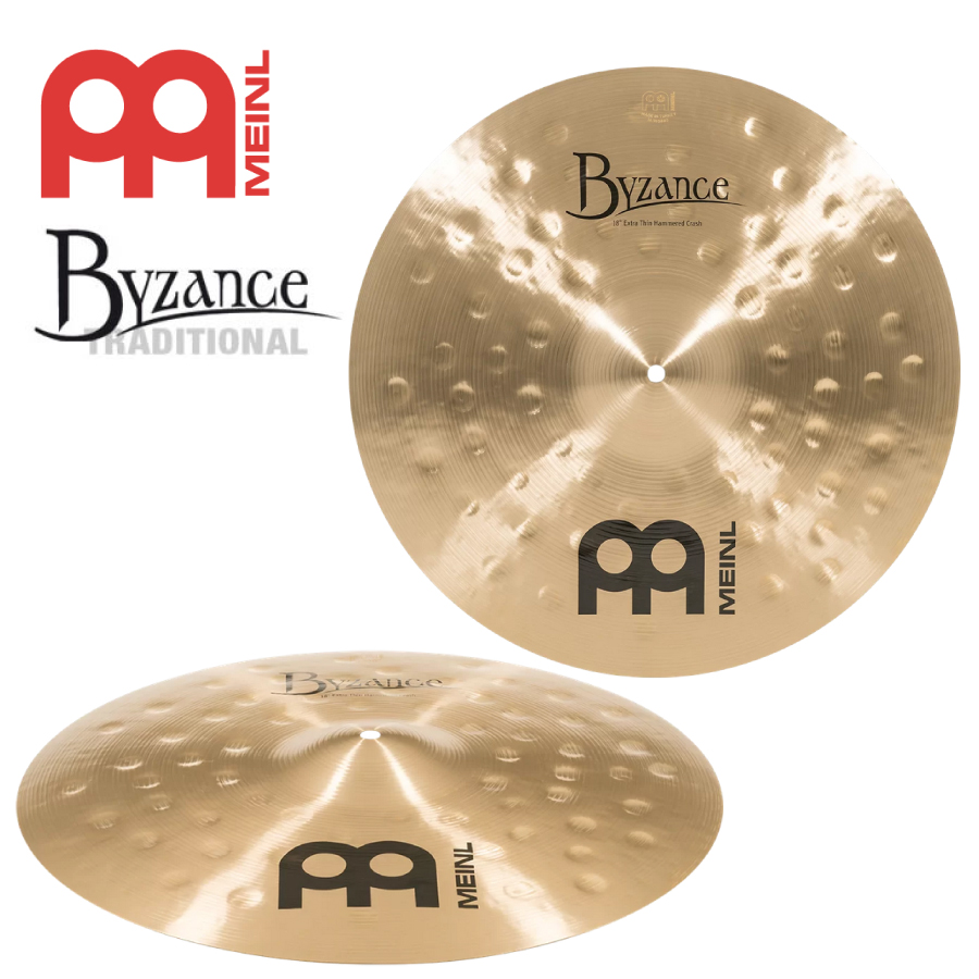 MEINL マイネル Byzance Extra Dry シリーズ クラッシュシンバル 18