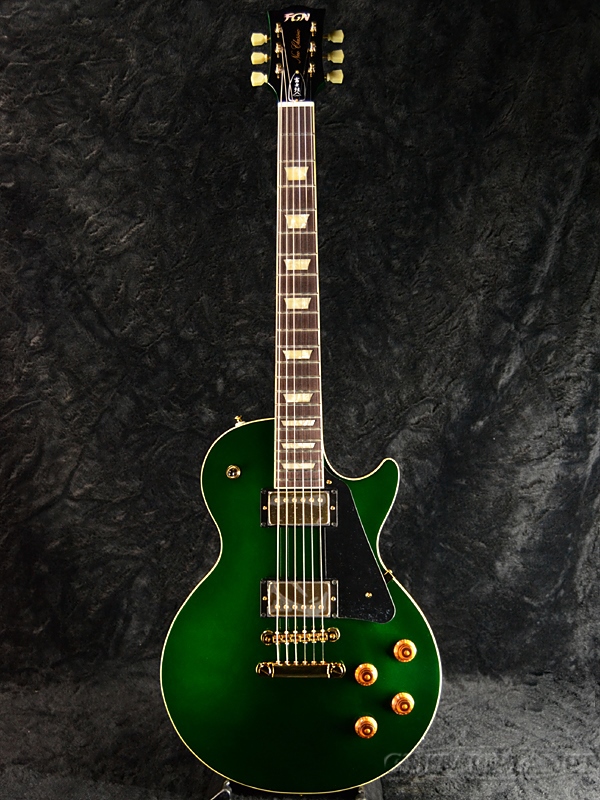 カタログ外モデル メタリック Nls10rmptb Metallic Paul Lp レスポールタイプ Electric Fgn 新品 Fujigen フジゲン 富士弦 国産 Green Metallic グリーン メタリック 緑 Les Lp Cag Guitar エレキギター ギタープラネットonline