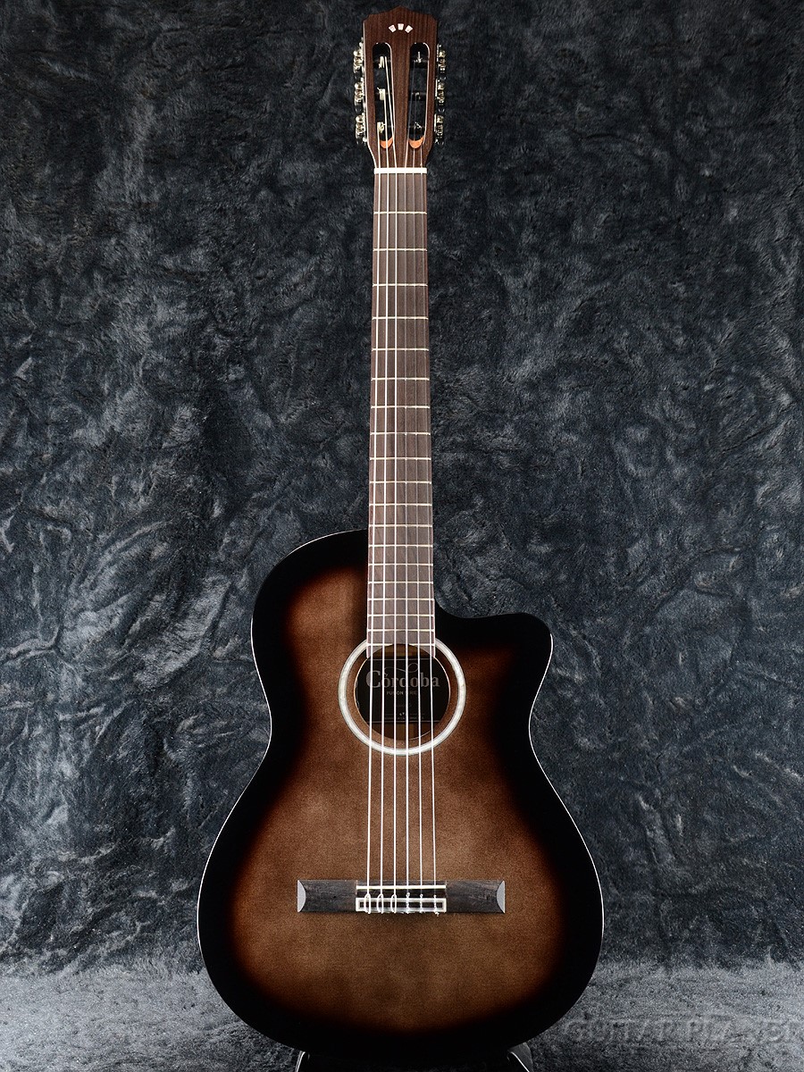 Cordoba Fusion 5 -Sonata Burst- 新品[コルドバ][Black,ブラック,黒][フュージョン][Classical Guitar,Nylon Guitar,クラシックギター,ナイロンギター][Spruce,Mahogany,スプルース,マホガニー]｜ギタープラネット