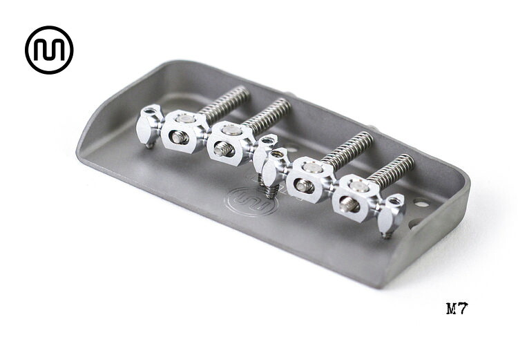 【楽天市場】Mastery Bridge / M7 Chrome Hardtail Bridge 新品 テレキャスター用ブリッジ[マスタリー ...
