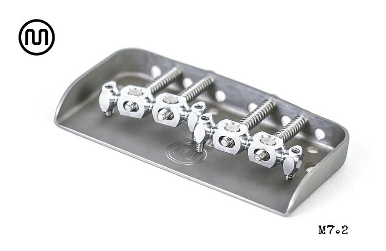 Mastery Bridge / M7.2 Chrome Hardtail Bridge 新品 テレキャスター用ブリッジ[マスタリーブリッジ][Fender,フェンダー][ハードテイル][Telecaster]｜ギタープラネット