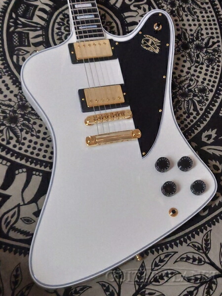 ロ*ロ様 ファイヤーバードタイプ ホワイトエレキギター 楽天市場】Gibson USA Firebird Zero Ebony / White Pearl