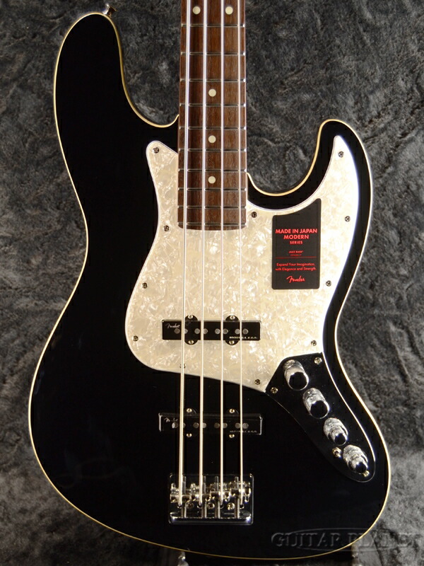Japan Fender Jazz Jazz In Black フェンダージャパン モダン ブラック 黒 ジャズベース Electric Bass Bass エレキベース ギタープラネット Bass Made エレキギター Modern 新品