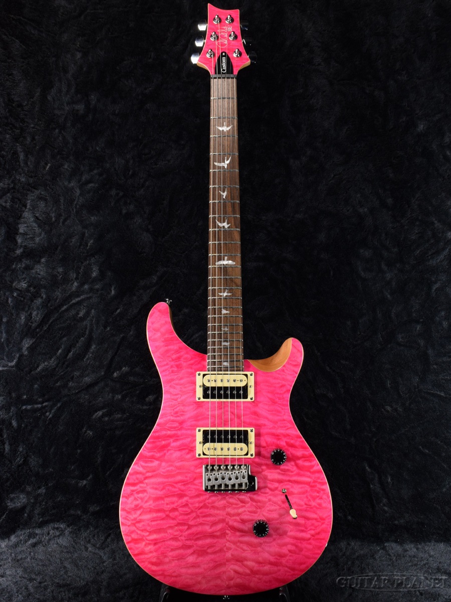 Top Pink Se Reed Guitar エレキギター ギタープラネット Custom Quilt Bonie Quilt 限定品 エレキギター Guitar Edition 新品 ポールリードスミス Prs Seカスタム ボニーピンク Electric Paul Smith 24 Limited