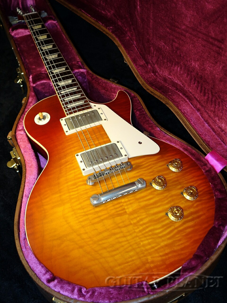 Custom 1959 Sanchez Historic Shop Paul Collection Les Gibson Custom Reissue Antonio Cover 中古 Vos Burst 14年製 ギブソン カバーバースト レスポール Electric Guitar Used エレキギター ギタープラネット