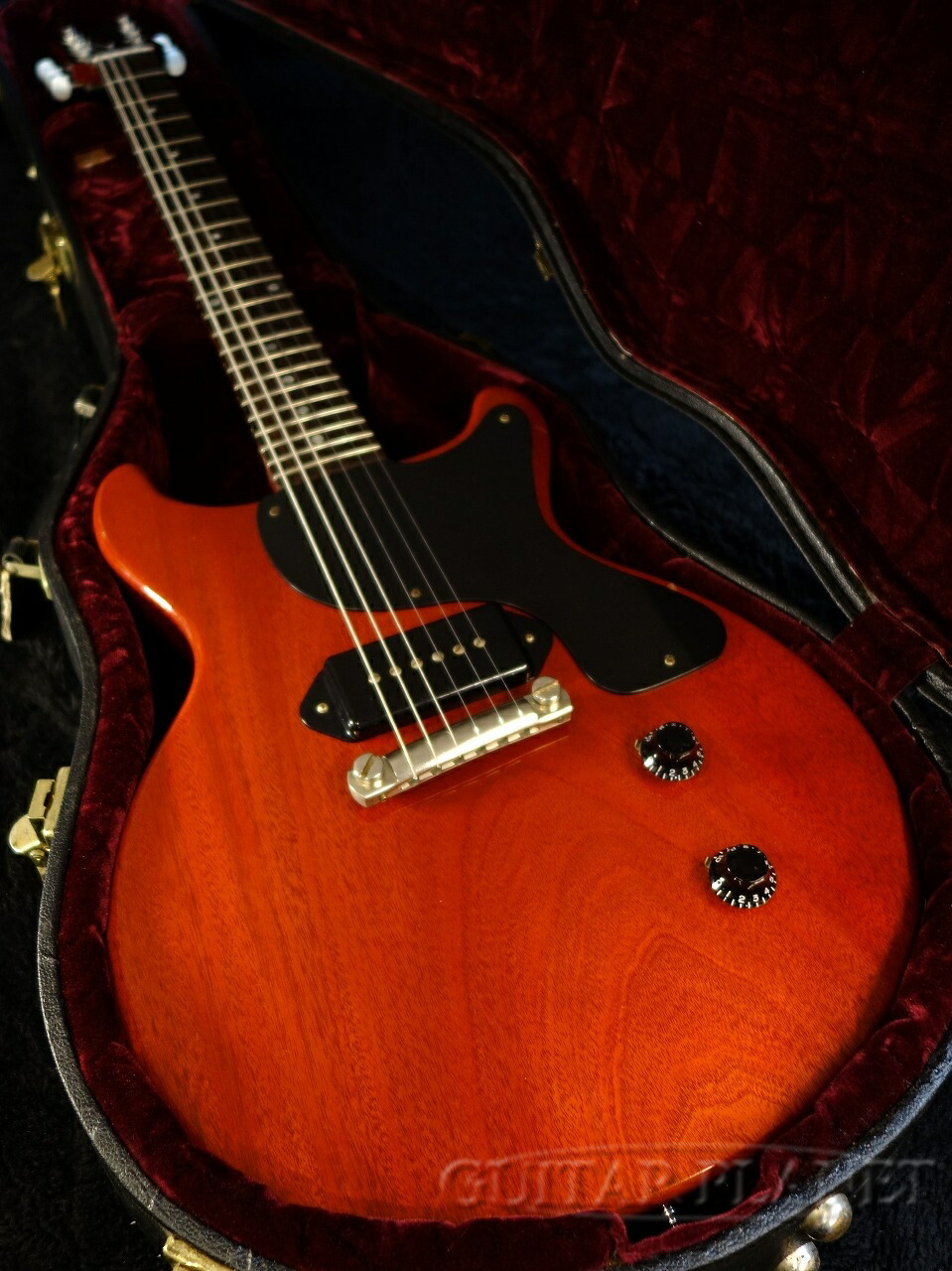 楽天市場 中古 Gibson Custom Shop Historic Collection 1958 Les Paul Junior Double Cut Vos Faded Cherry 11年製 ギブソンカスタムショップ フェイデットチェリー 赤 レスポールジュニア Electric Guitar Used エレキギター ギタープラネット