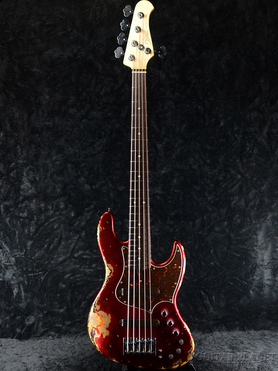 Xotic Xj 1t 5st Bass Heavy Aged レッド Vintage Candy Candy Apple Red Over 3tb エキゾチック Relic レリック加工 サンバースト レッド 赤 Jazz Bass ジャズベース Electric Bass エレキ ベース 5strings 5弦 ギタープラネット