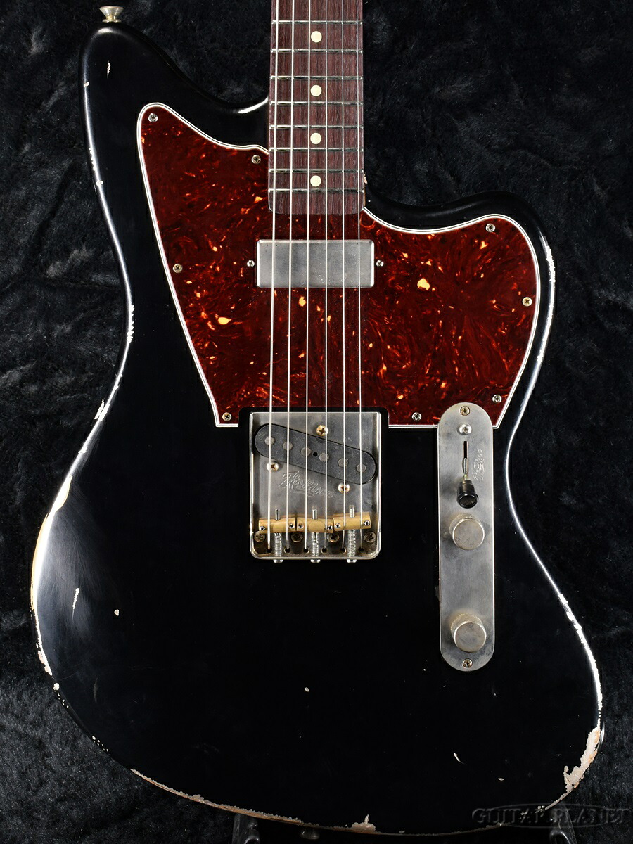 K Line K Line Texola エレキギター Black Over Guitar Gold 新品 ケーライン テクソラ ブラック 黒 Jazzmaster ジャズマスタータイプ Electric Guitar エレキギター ギター プラネット