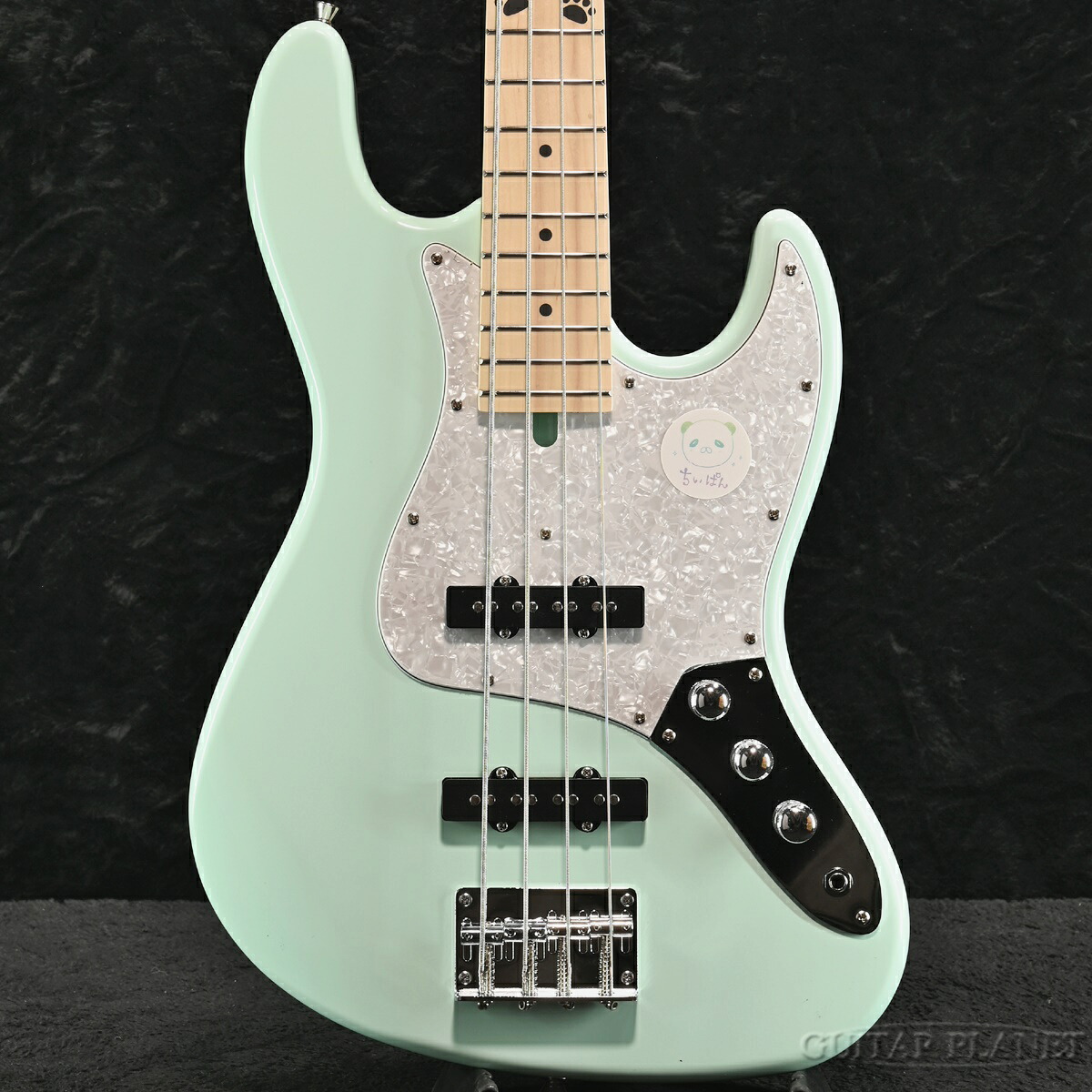 【在庫あります!!】Bacchus / WJB-CHIIPAN -LGR-MH (Light Green Matching Headstock)- 《&rdquo;ちいぱん&rdquo;シグネイチャーモデル》/ 新品[初心者向け][バッカス][ライトグリーン,緑,水色][Jazz Bass,ジャズベースタイプ][Electric Bass,エレキベース]｜ギタープラネット