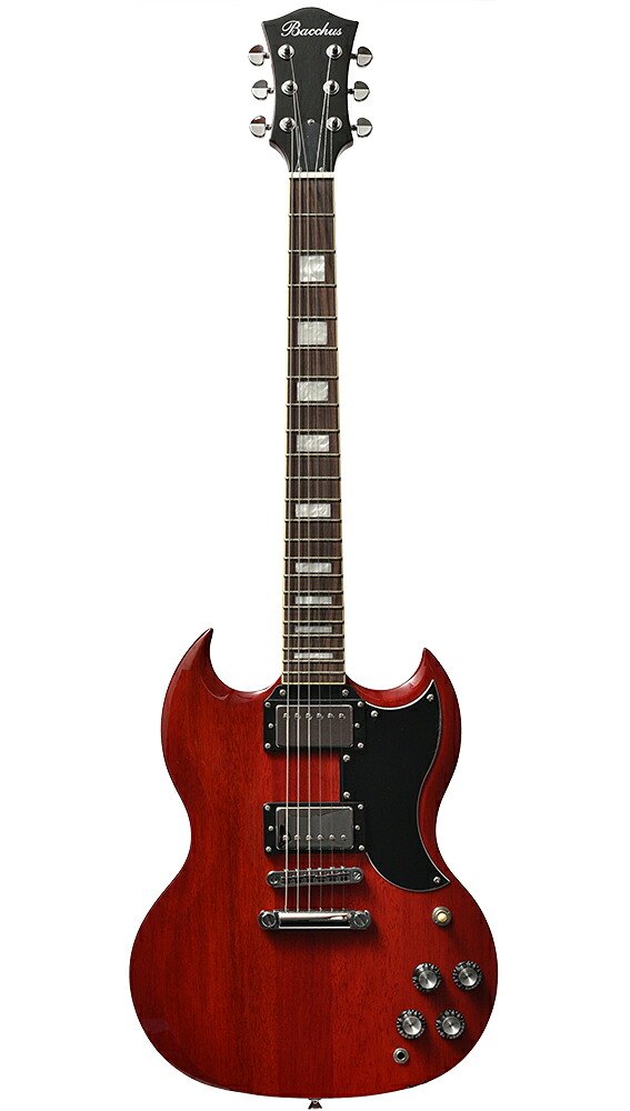 Bacchus Global Series MARQUIS-STD A-RED 新品 レッド[バッカス][マーカス][赤][SGタイプ][Guitar,ギター]｜ギタープラネット