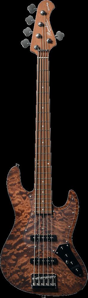 Bacchus 5弦ベースwoodlineナチュラルウッド Bacchus バッカス WOODLINE 517 AC WBDP【国産 ウッドライン 5弦