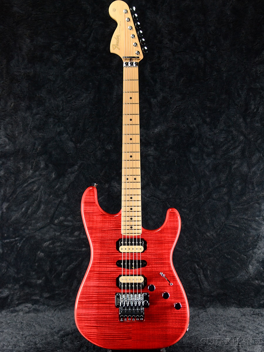 Fender Michiya Haruhata Stratocaster Trans Pink 新品 泥除けジャパン 春畑道哉 Tube 退紅色 朱 Red 赤色 ストラトキャスター Electric Guitar エレキトルギター Komma Duesseldorf De