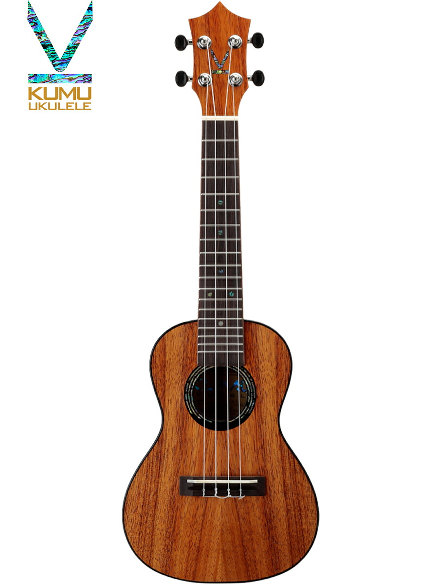 KUMU UKULELE Tuxedo series CM54A 新品 コンサートウクレレ[クムウクレレ][Concert Ukulele]｜ギタープラネット