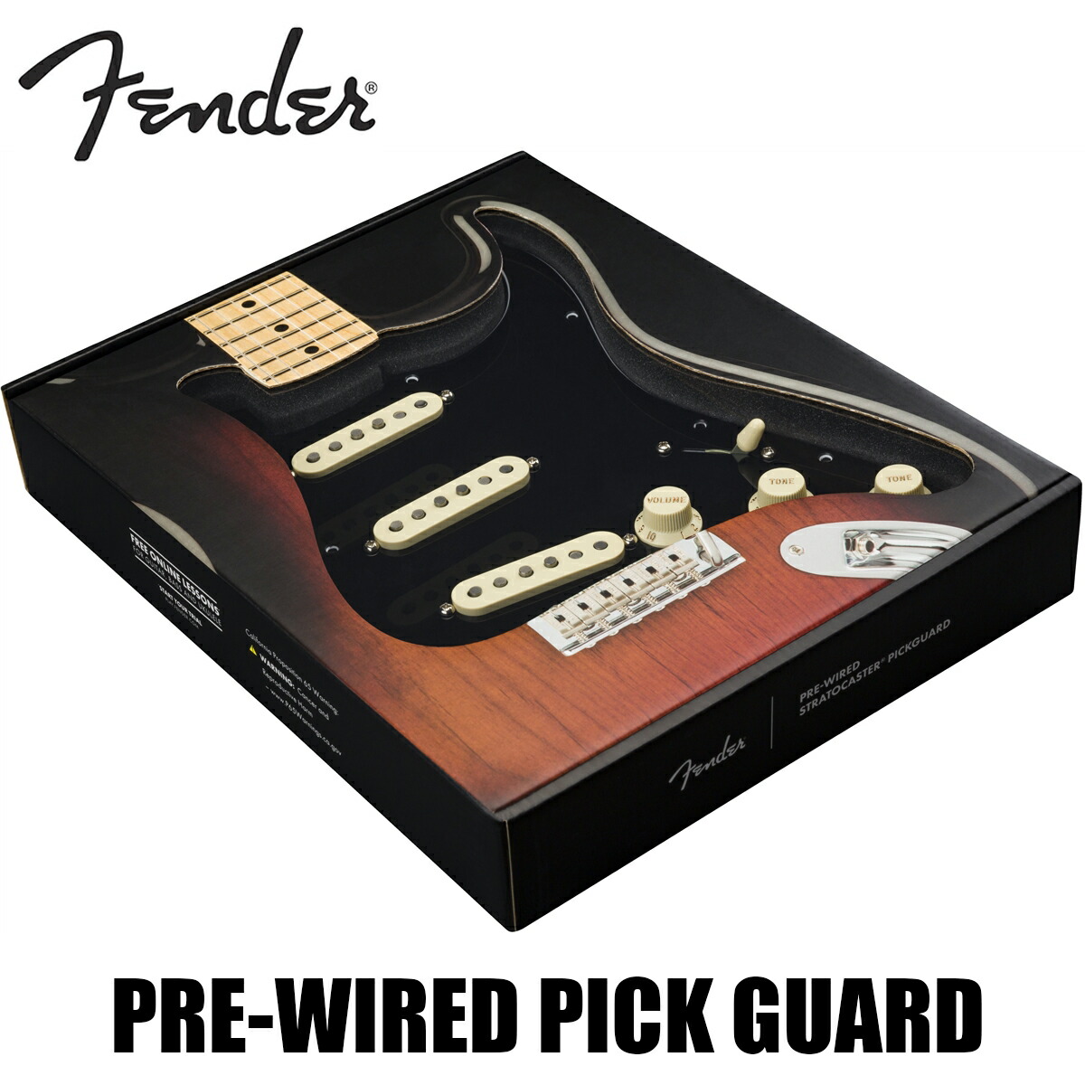 楽天市場】Fender Pre-Wired Strat Pickguard Original '57 / '62 SSS
