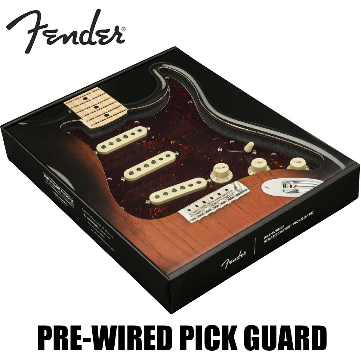 楽天市場】Fender Pre-Wired Strat Pickguard Original '57 / '62 SSS