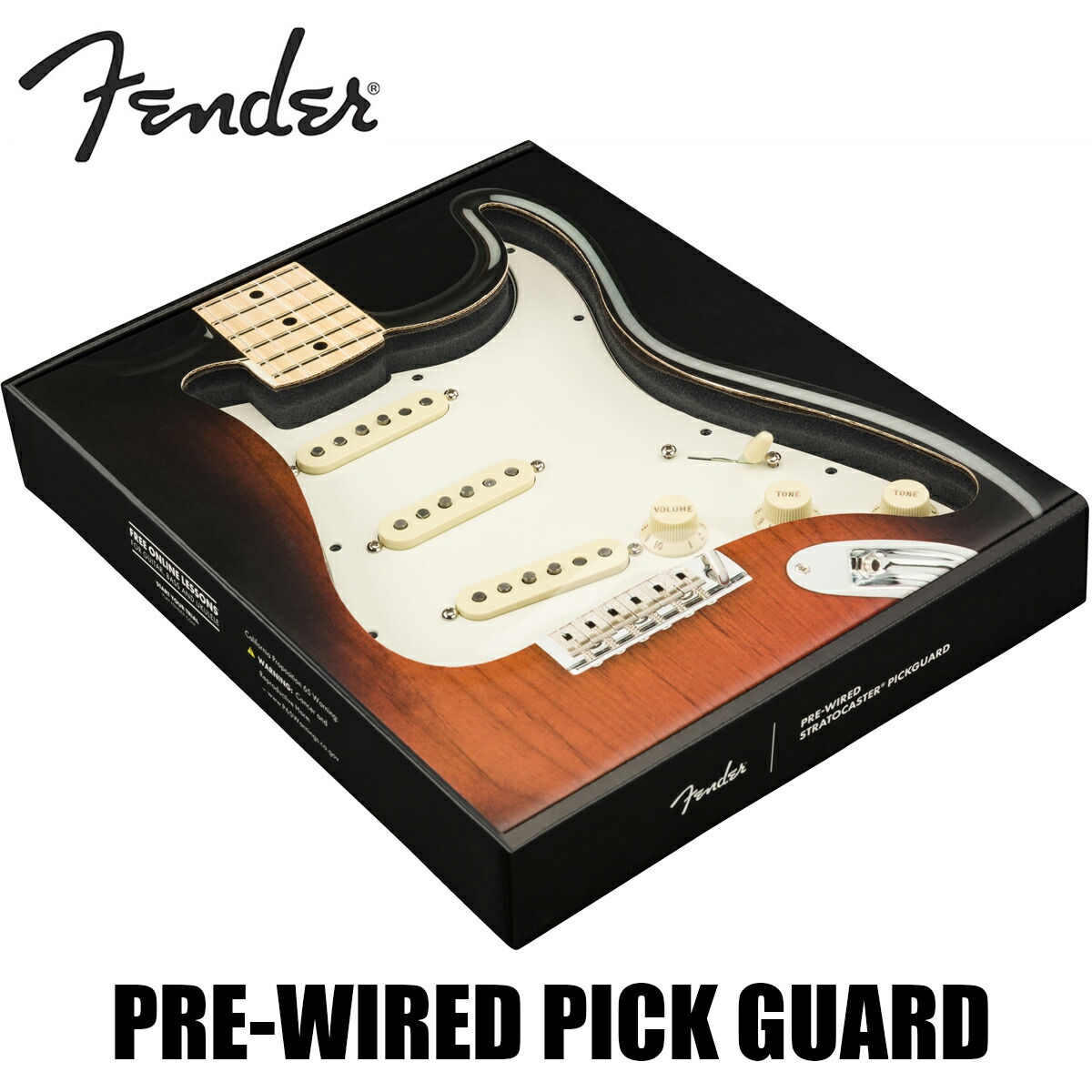 楽天市場】Fender Pre-Wired Strat Pickguard Original '57