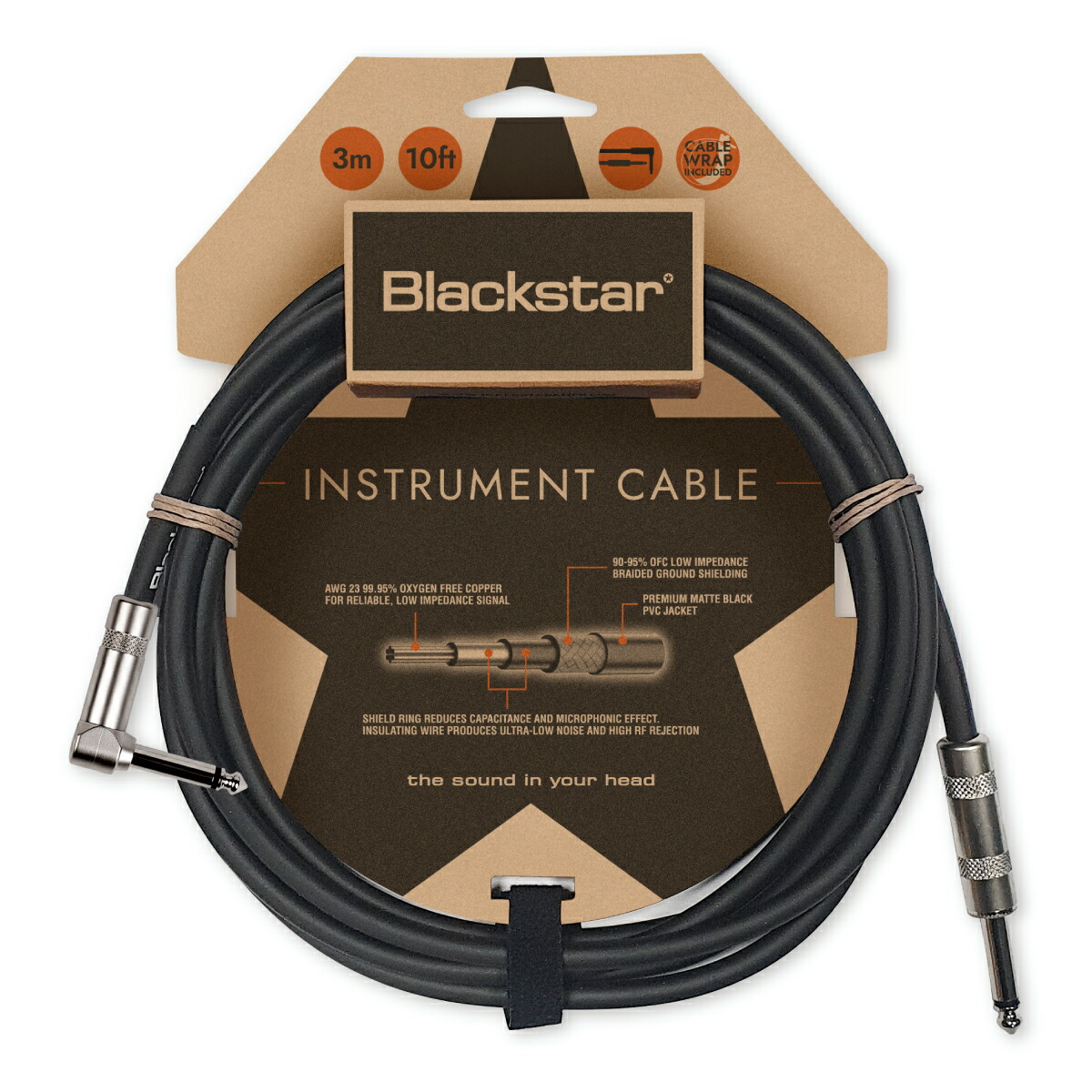 【楽天市場】Blackstar Standard Instrument Cable 3m S/L 新品[ブラックスター][スタンダード