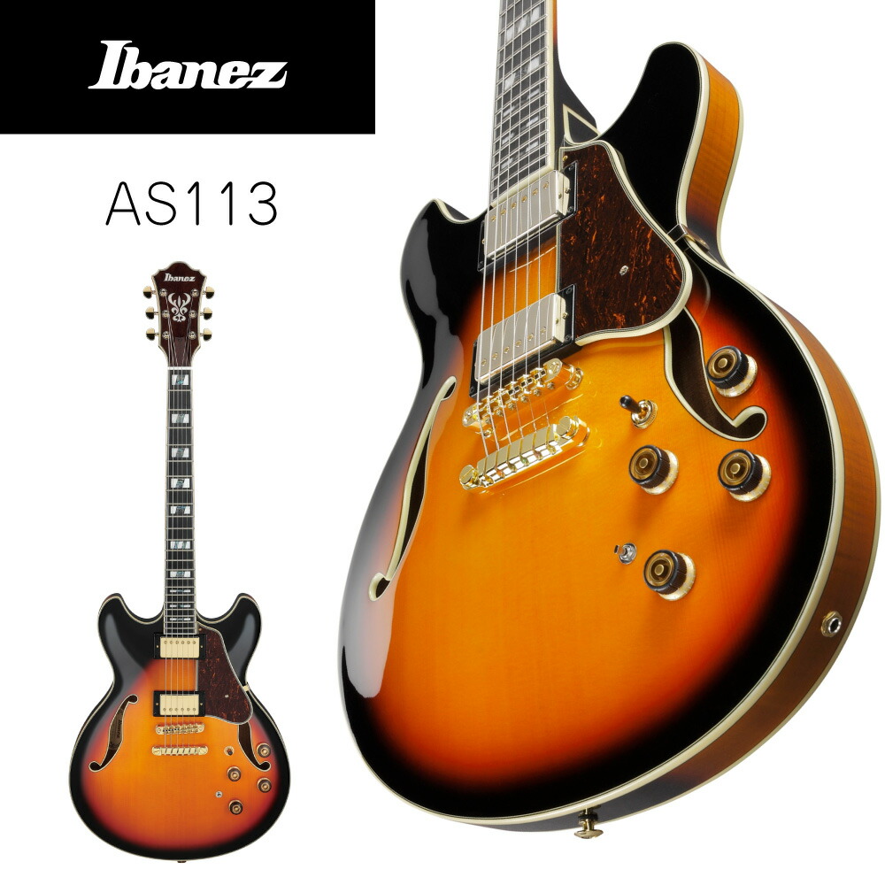 アイバニーズ エレキギター IBANEZ アイバニーズ Artcore Expressionist AS93BC-BK セミ