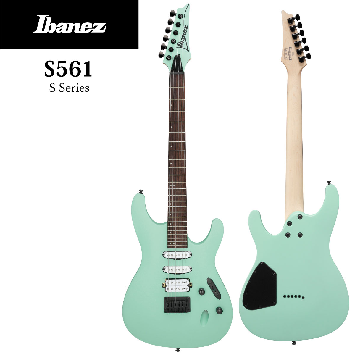 Ibanez S561 -SFM(Sea Foam Green Matte)- 新品[アイバニーズ][グリーン,緑][Electric Guitar,エレキギター]｜ギタープラネット 42,900円