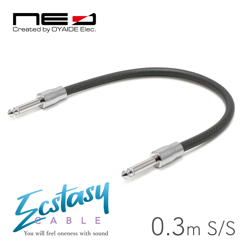 オヤイデ電気 Neo 0 3m Cable Cable パッチケーブル シールドケーブル Ecstasy Electric Guitar Bass エレキギター ベース Oyaide Patch S エクスタシーケーブル ネオ 買い保障できる Ecstasy