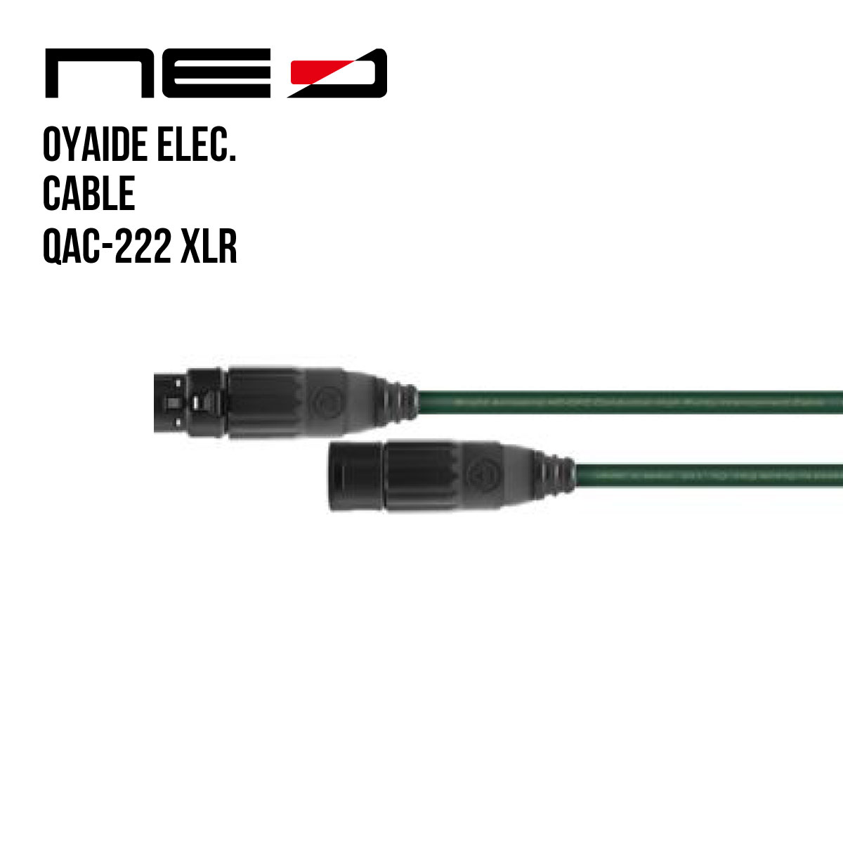 オヤイデ　ＰＡ０２　Ｖ２　XLＲケーブル　１ｍペア | NEO by OYAIDE Elec PA-02 XLR V2 3.0m マイクケーブル