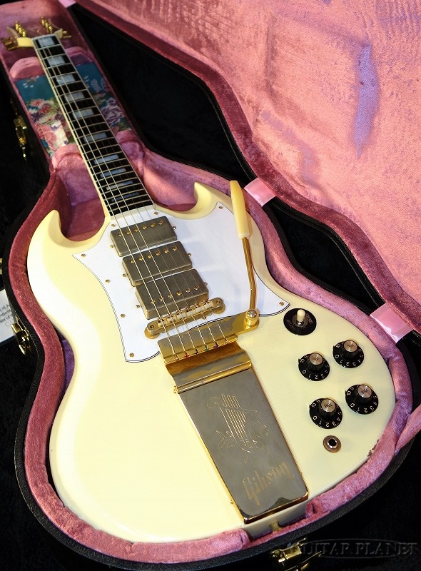 中古 Gibson Custom Shop Jimi Hendrix 1967 Sg Custom Aged Polaris White 年製 ギブソンカスタムショップ ジミヘンドリクス ジミヘン カスタム エイジドパーラーホワイト 白 Used エレキギター Mozago Com
