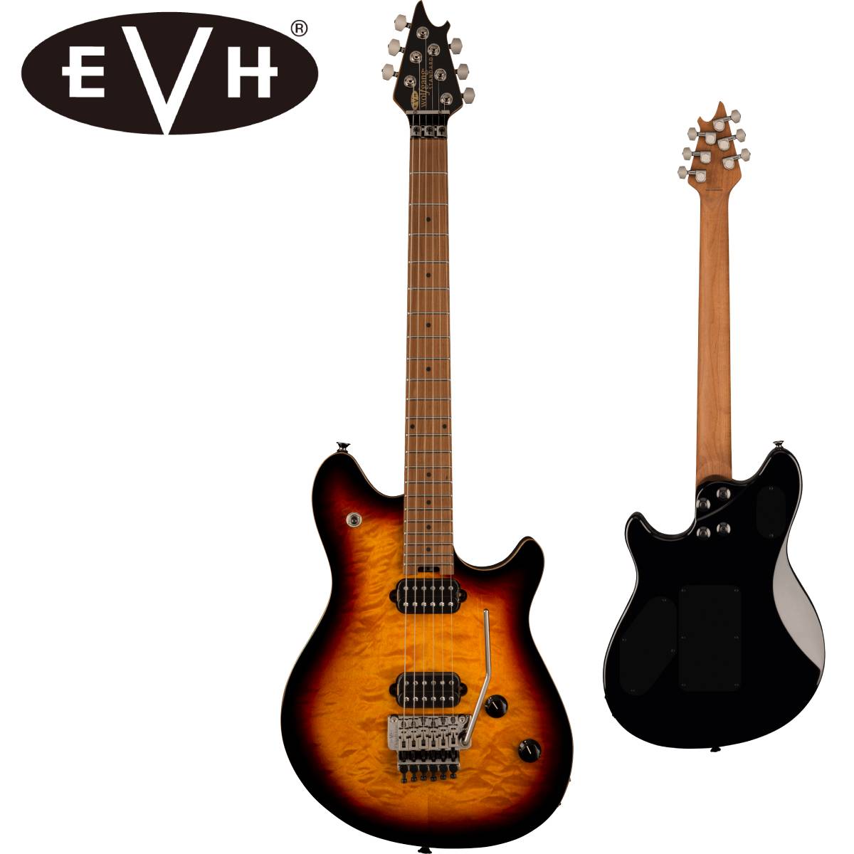 【楽天市場】EVH Wolfgang Standard QM 3 Color Sunburst / Baked Maple 新品