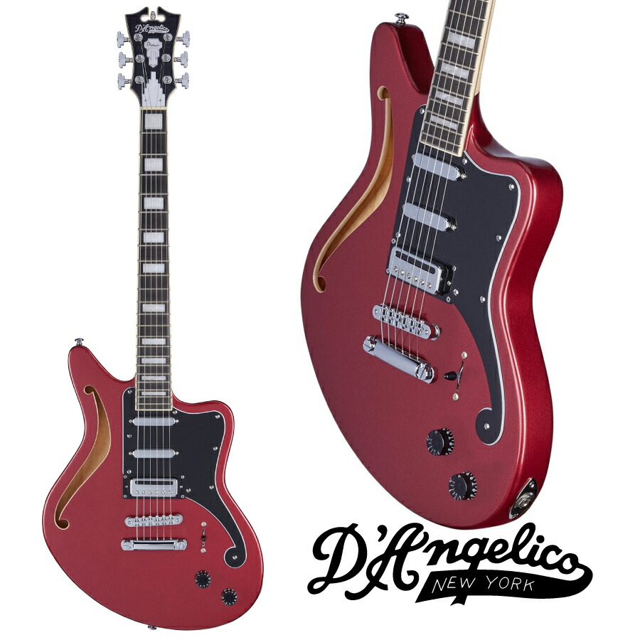 楽天市場】D'Angelico Premier Atlantic -Oxblood-[ディアン