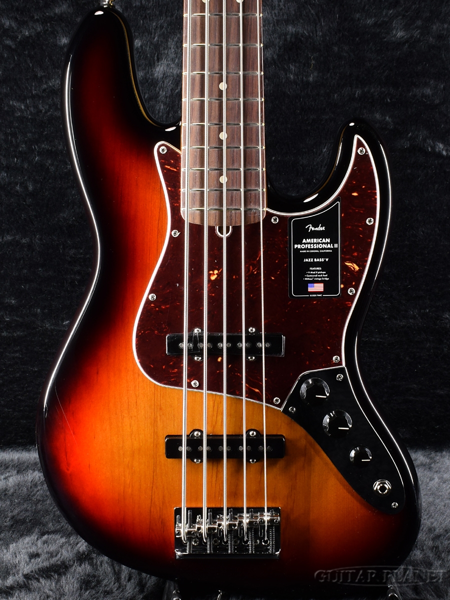 Fender Bass Bass Professional Jazz Usa ベース 新品 フェンダー アメリカンプロフェッショナル アメプロ ジャズベース 5弦 サンバースト ギタープラネット Sunburst Ii Rosewood 3 Color V American