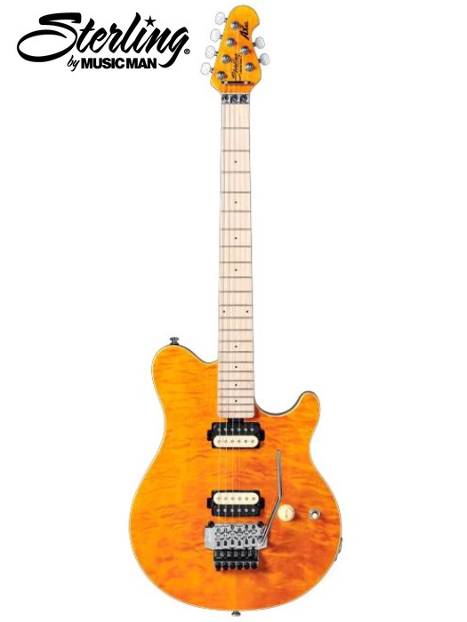 スターリンミュージックマンAXIS AX3ゴールド新品未使用品❗️25日まで❗️ Sterling by Musicman AX3FM Trans Gold アクシス エレキギター