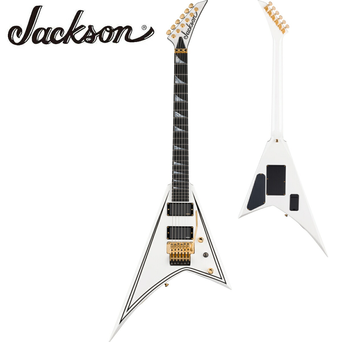 楽天市場】Jackson JS32 RHOADS Black with White Bevels 新品