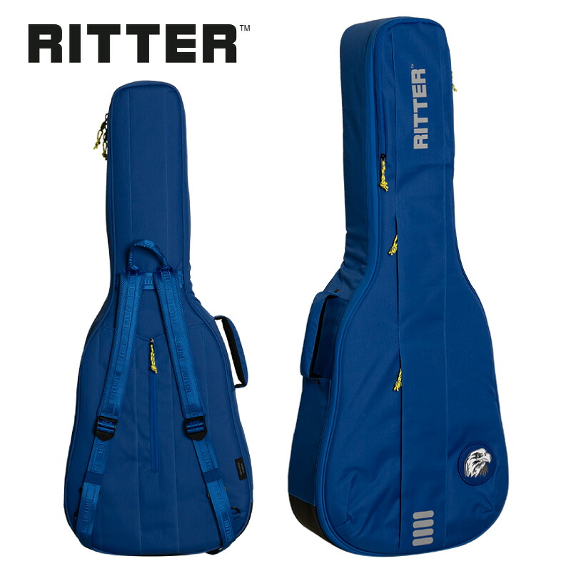 RITTER RGB4-D for Dreadnought -SBL(Sapphire Blue)- ドレッドノートサイズ用ギグバッグ[リッター][Case,ケース][ブルー,青][Acoustic Guitar,アコースティックギター,アコギ]｜ギタープラネット