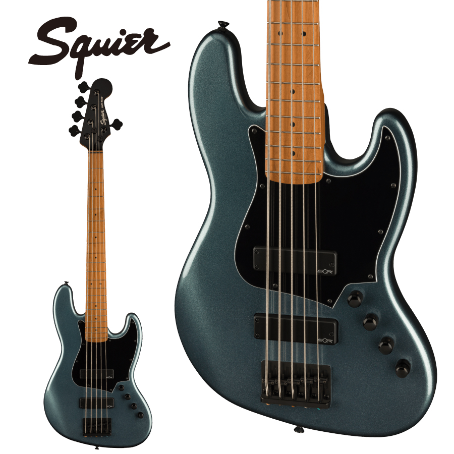 卸直営 Squier Contemporary Active Jazz Bass HH V - Gunmetal