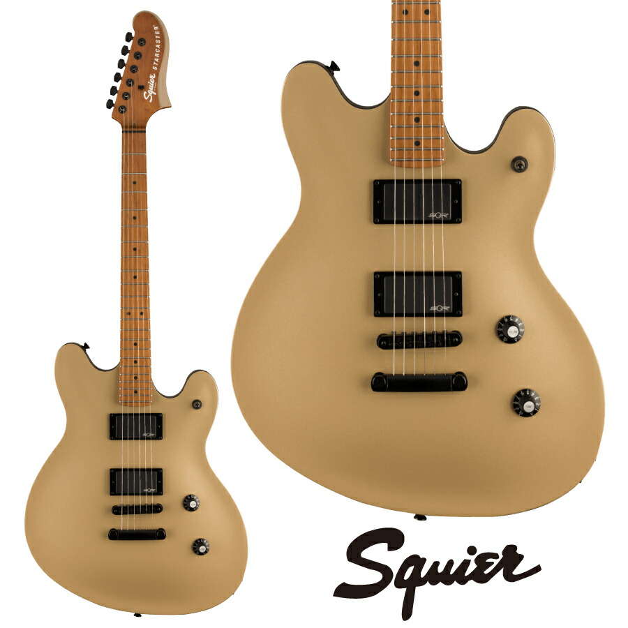 フェンダー　スクワイア　スターキャスター　新品未使用　キャンディアップルレッド 楽天市場】Squier Affinity Starcaster -Candy Apple Red