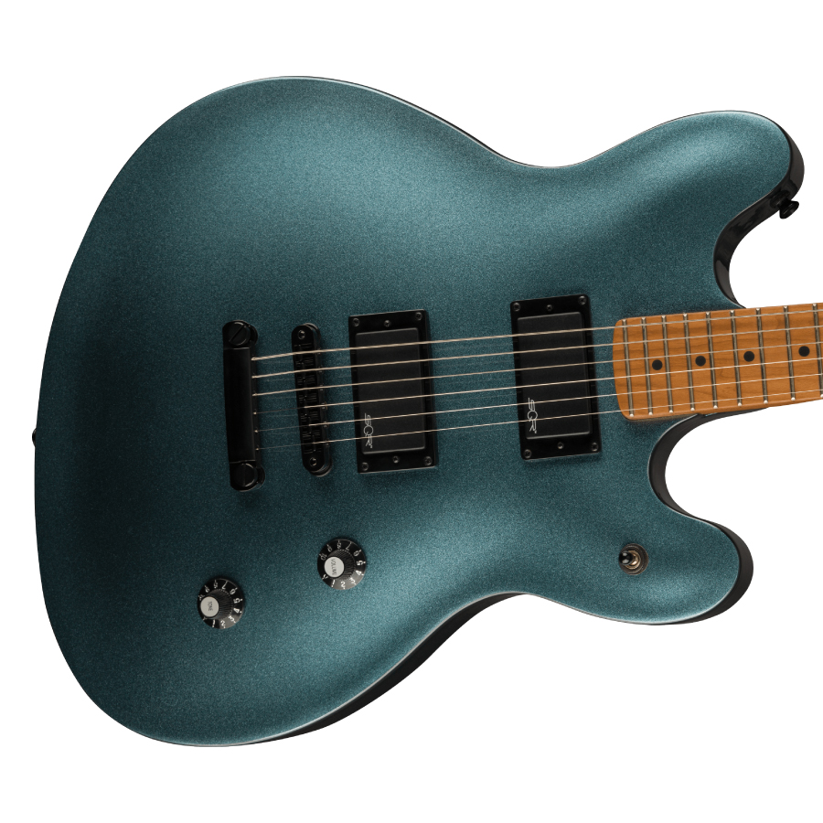 Squier Contemporary Active Starcaster Gunmetal Metallic Roasted