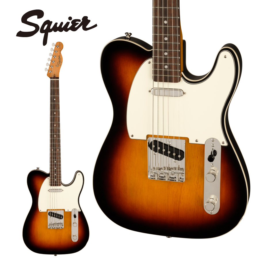 新作揃え Squier Classic Vibe Baritone Custom Telecaster 3-Color